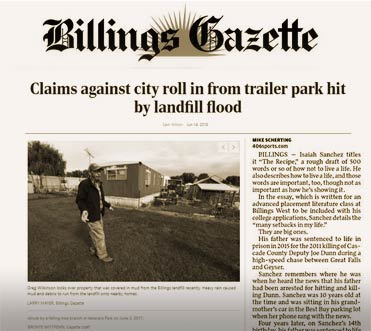 Flood Lawsuit Billings, MT